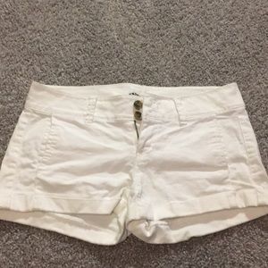 White Denim shorts